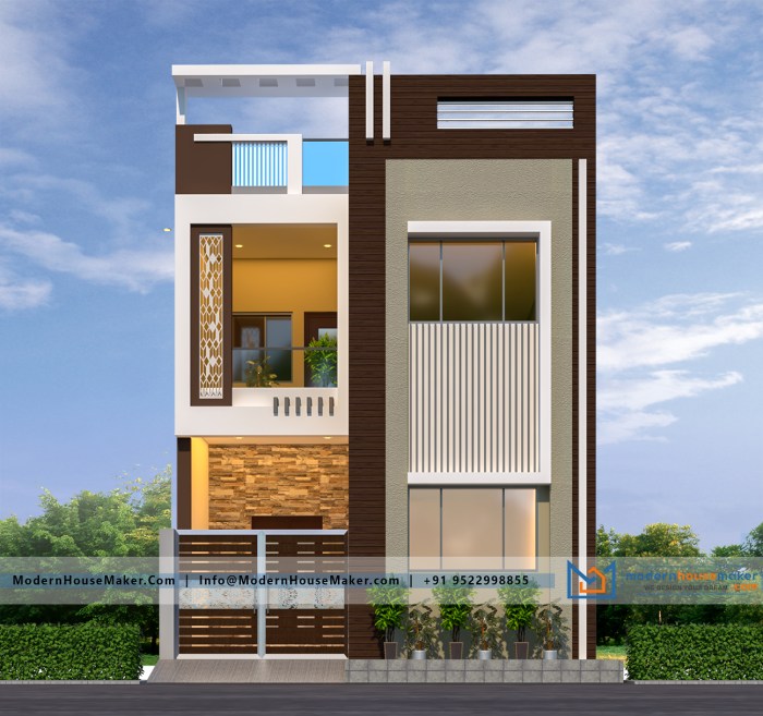 Desain rumah kost 20 x 50 m