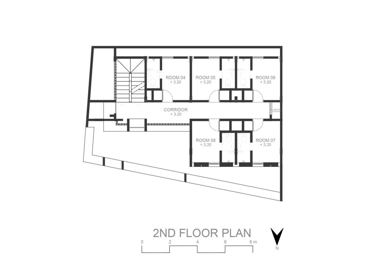 Desain rumah kos2 lantai lebar 5meter