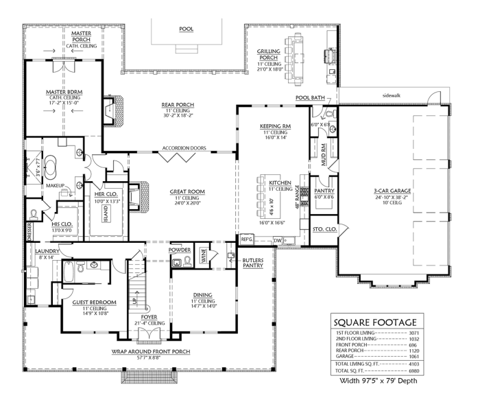 Desain rumah mewah lantai1