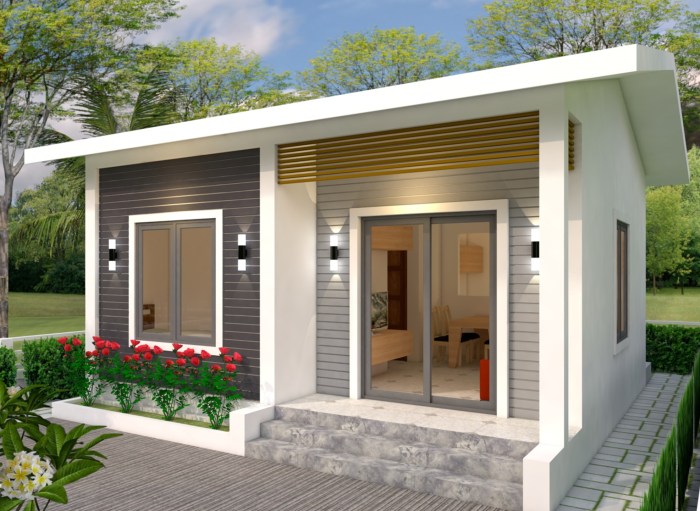 Desain rumah minimalis 15 x 16