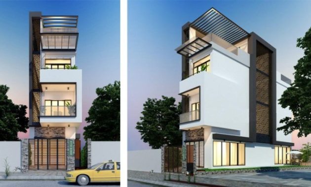 Desain Rumah Mewah Modern Lahan Sempit