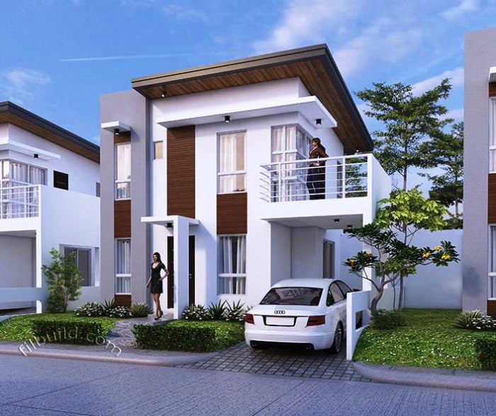 Desain rumah minimalis 1 lantai terbaru 2d