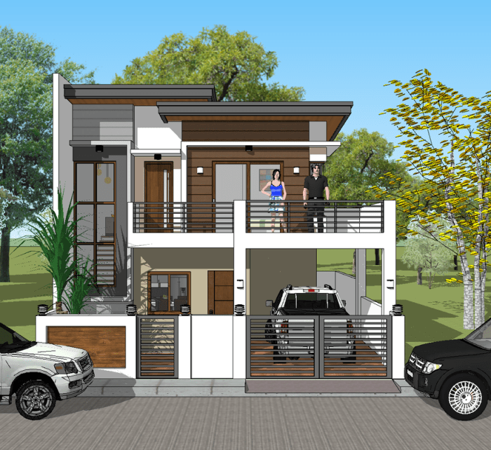 Desain rumah minimalis 2 lantai genteng biasa