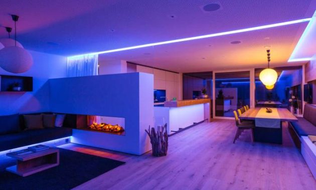 LED Streifen Wohnzimmer Beleuchtungslösungen