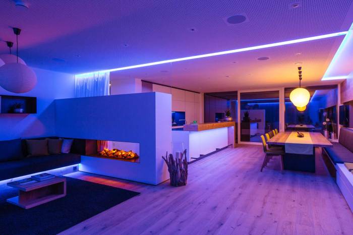 Led streifen wohnzimmer